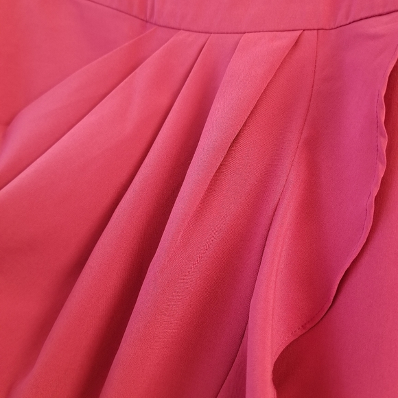 Flirty Magenta Mini Skirt - Picture 3 of 4